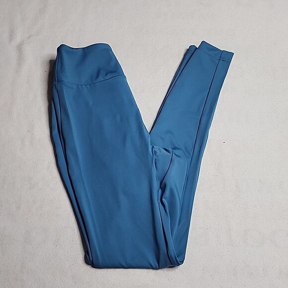 1973 NWT Gymshark GS POWER ORIGINAL LEGGINGS Coastal Blue Size Small - Picture 1 of 8